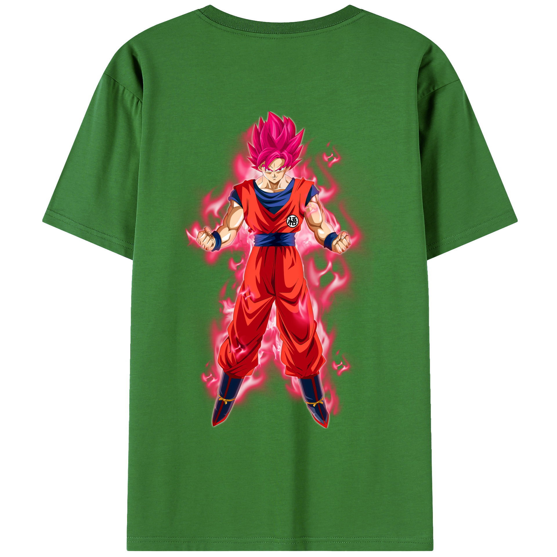 （画像用） ドラゴンボール 孫 悟飯（そんごはん）DRAGON BALL Son Gohan レディース半袖Tシャツ(バックプリント)